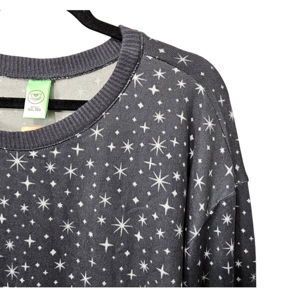 Honeydew New Star Seeker Brushed Jersey Lounge Gray Star Pajama Set 2Pc Set - Picture 4 of 12